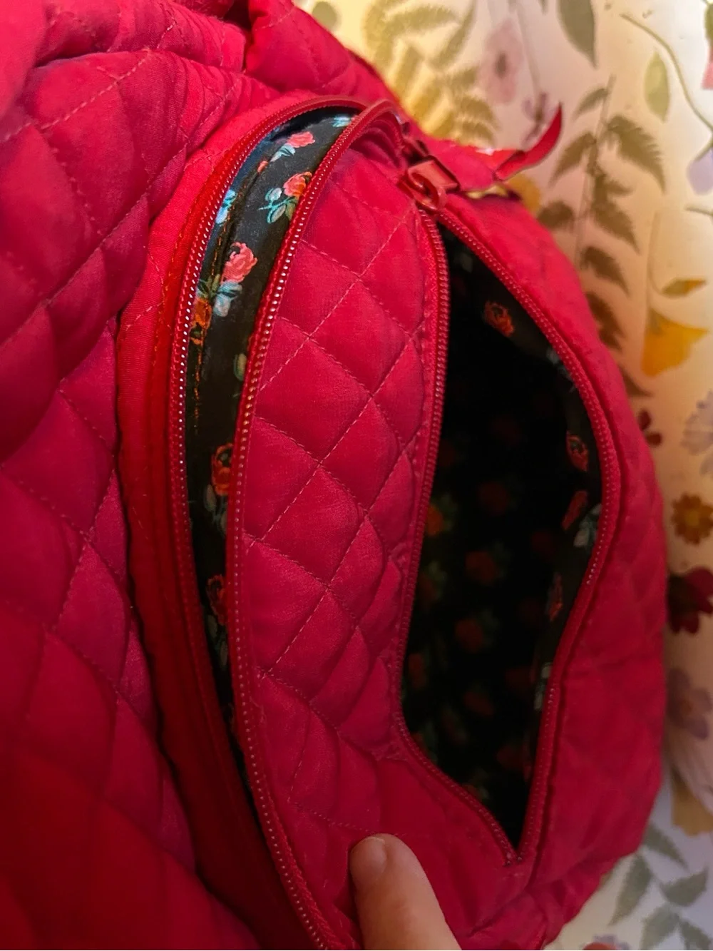 Quilted Red Women's Backpack by Vera Bradley